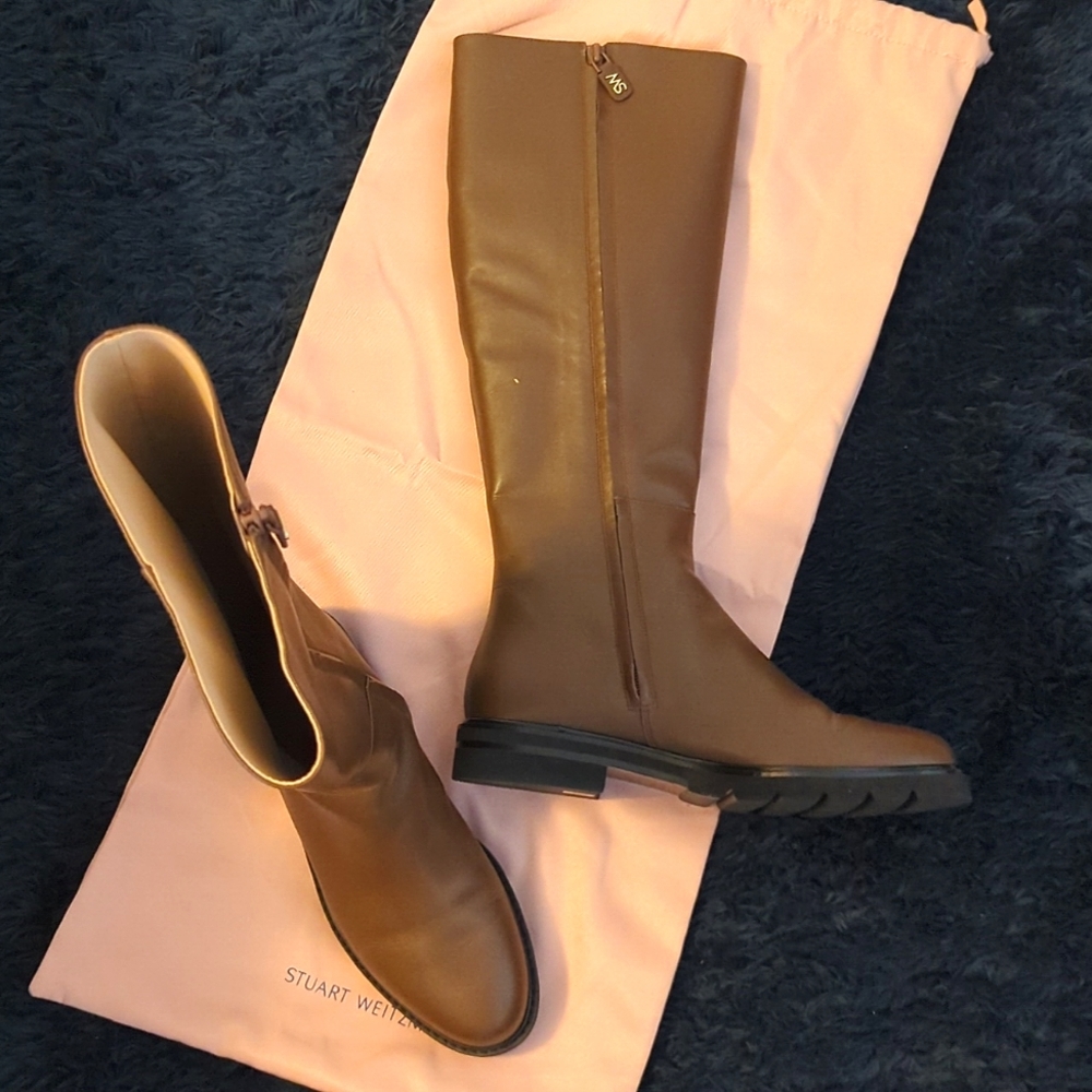 Stuart Weitzman Donna-to-the-Knee Boots Expresso 10B